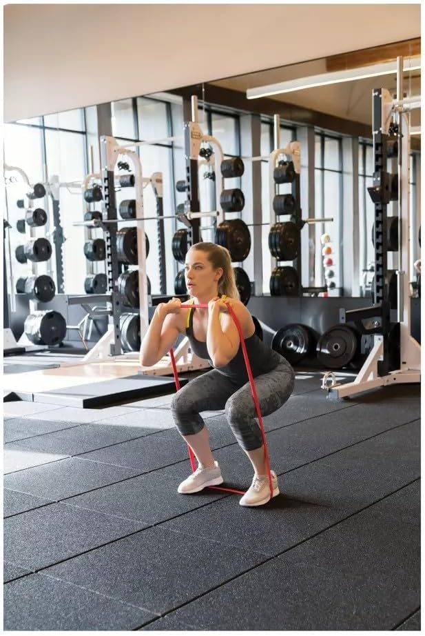 Banda de resistencia de entrenamiento de fuerza de grado profesional (40 pulgadas)